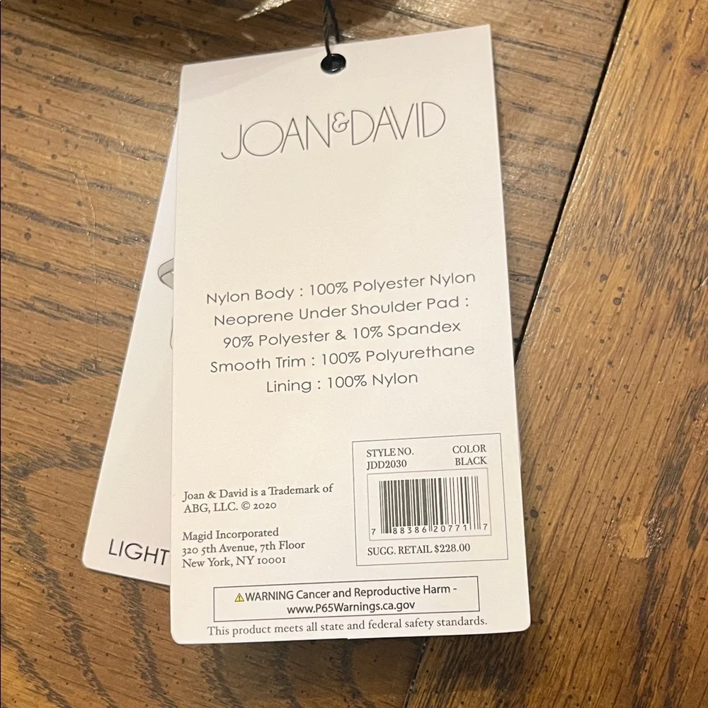 Joan & David 21”‎ weekender duffle, NWT